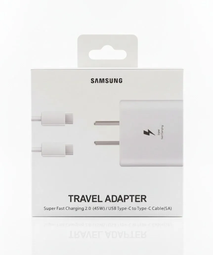 Samsung Travel Adapter 45W con Cable USB-C a USB-C (5A)