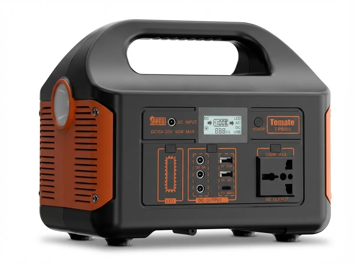 Estación Energía Portátil 500w Batería Recargable Camping
